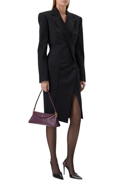 Сумка 64-83 small BALMAIN фиолетового цвета по цене 153500 руб., арт. HN0AE095/LMRK, фото 3 Сумка 64-83 small BALMAIN, арт. HN0AE095/LMRK, фото 3