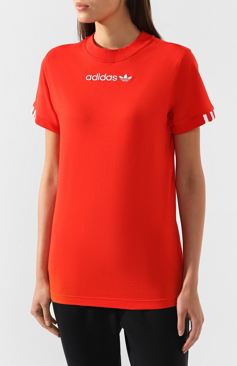 Хлопковая футболка ADIDAS ORIGINALS, арт. DU7189, фото 3