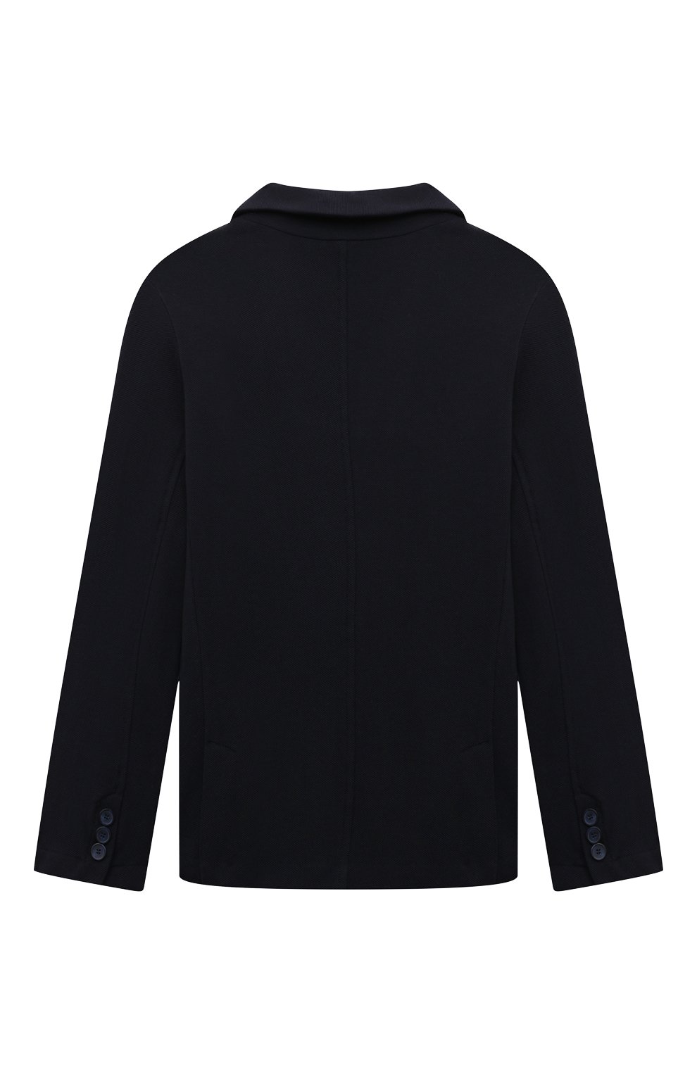 Хлопковый пиджак IL GUFO темно-синего цвета по цене 23500 руб., арт. P24GB095M0098/10A-14A, фото 2 Хлопковый пиджак IL GUFO, арт. P24GB095M0098/10A-14A, фото 2