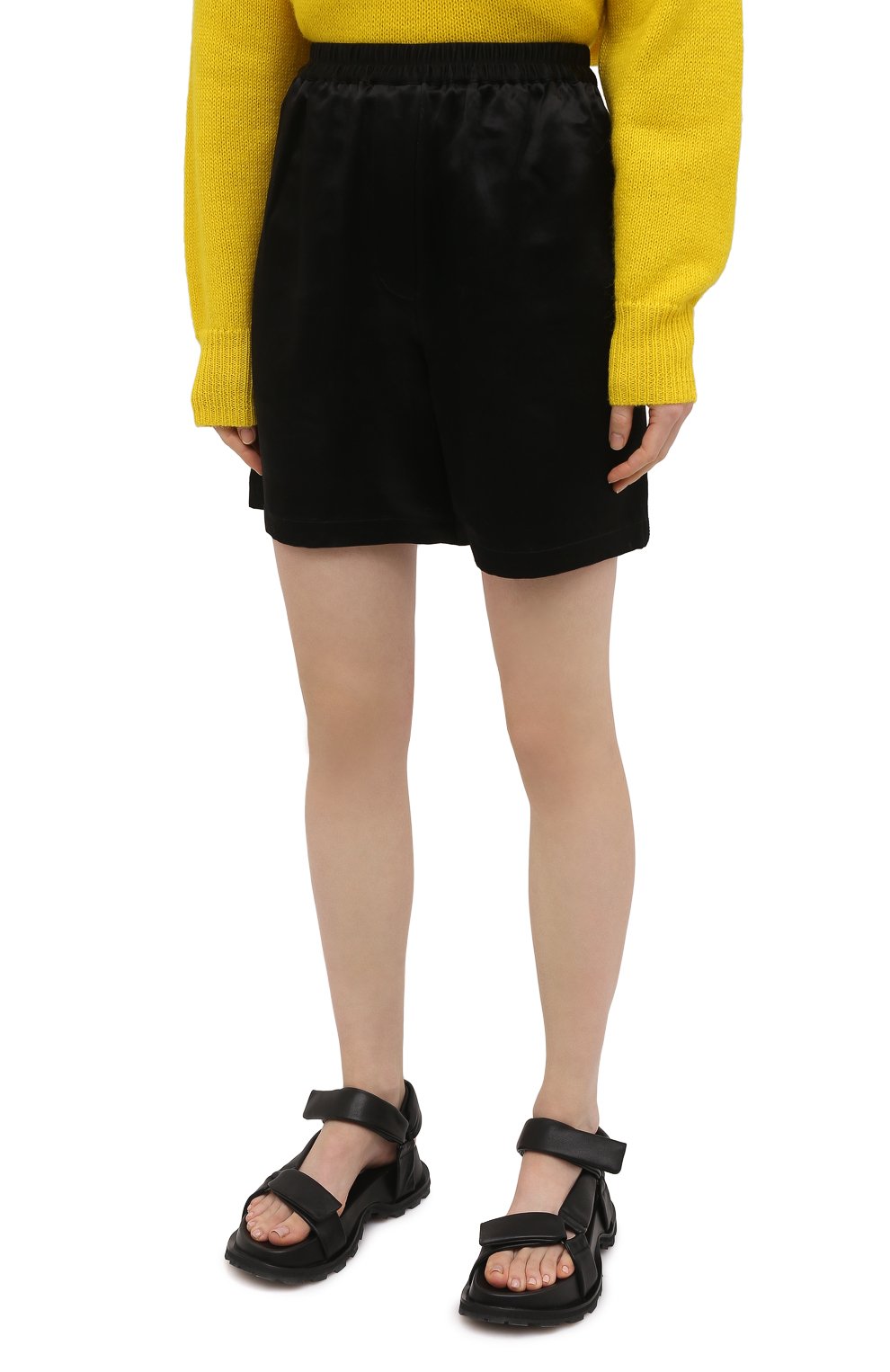 Шорты ACNE STUDIOS черного цвета по цене 29550 руб., арт. AE0039, фото 3 Шорты ACNE STUDIOS, арт. AE0039, фото 3