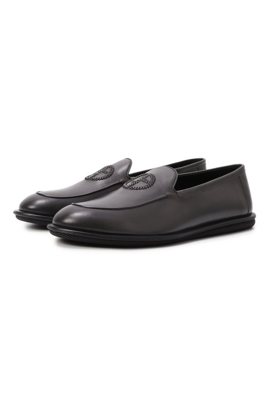 фото Кожаные лоферы giorgio armani