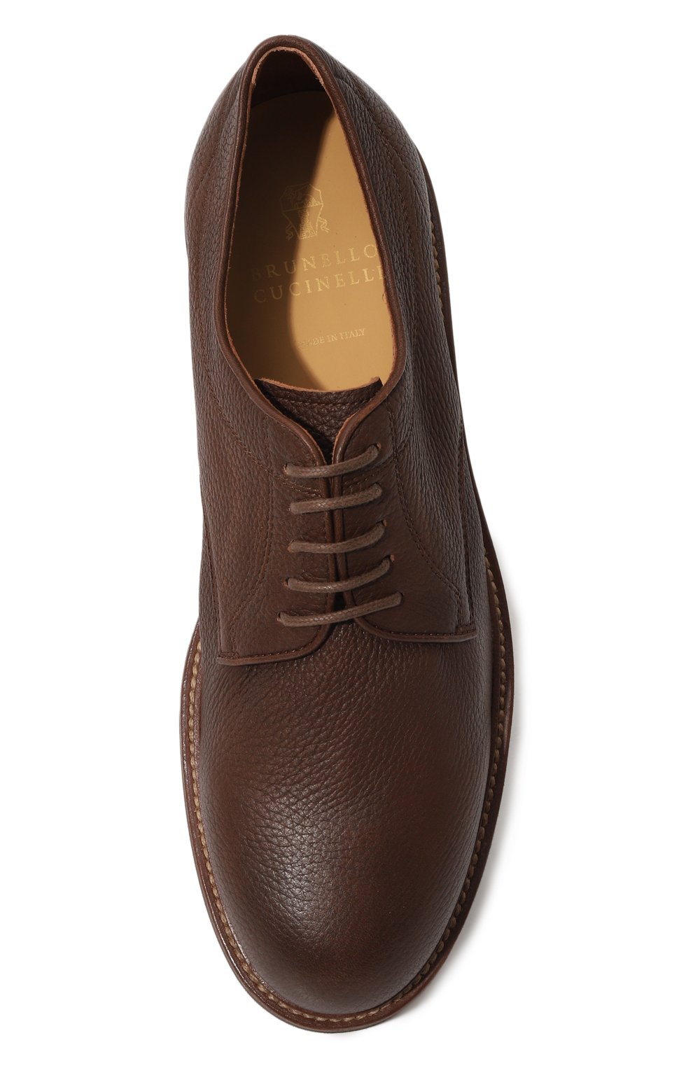 Кожаные дерби BRUNELLO CUCINELLI, арт. MZUCSLK771, фото 6