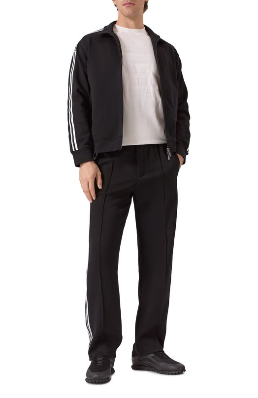 Хлопковые брюки Emporio Armani EM001111/AF13488 Чёрный  EM001111/AF13488 Фото 2