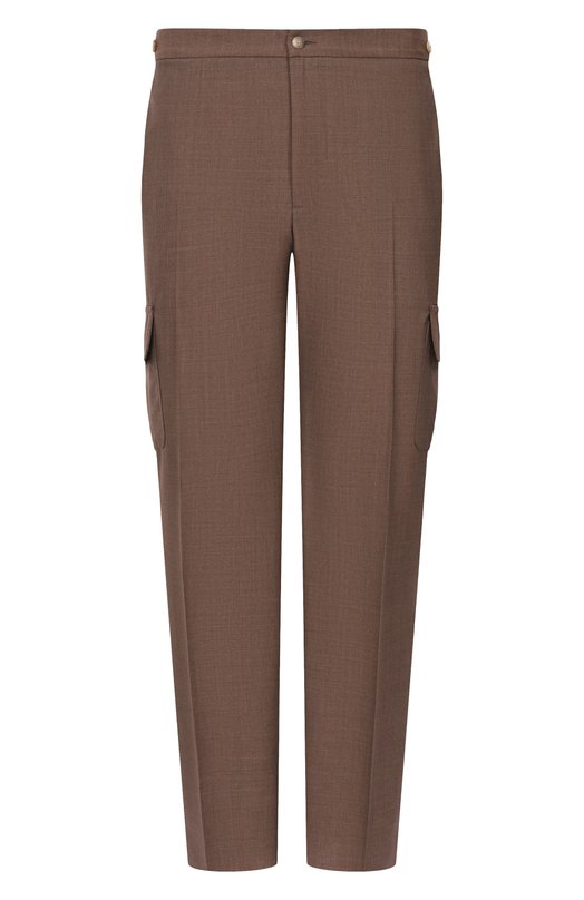 Шерстяные брюки-карго MVST M26.CSM.T412/940 Коричневый M26.CSM.T412/940