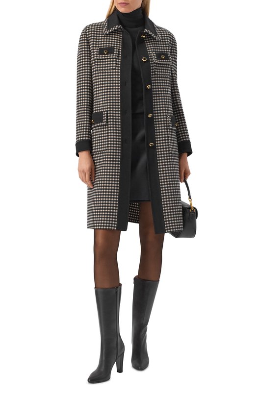 Кожаные сапоги Hotty 100 Valentino 8W2S0NJ3/DDT Чёрный  8W2S0NJ3/DDT Фото 3