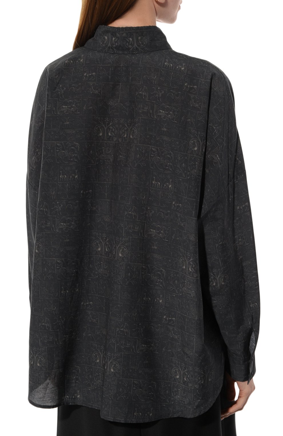 Рубашка из хлопка и шелка AKHMADULLINA, арт. 1225.2BL829/C705, фото 4