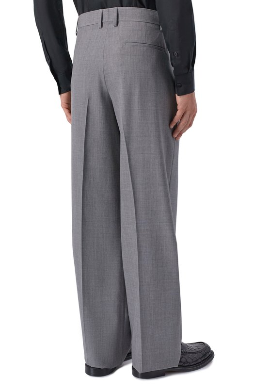 Шерстяные брюки Moschino V0319/0222 Серый  V0319/0222 Фото 4