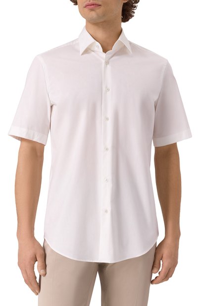 Хлопковая рубашка BOSS, арт. 50539774, фото 3