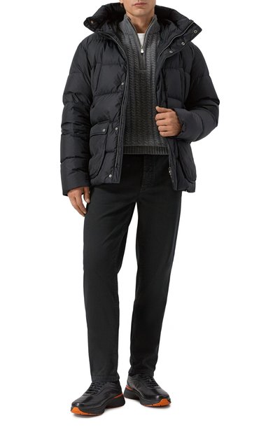 Кожаные кроссовки bounce SANTONI, арт. MBBG22070NEAP0IL, фото 2