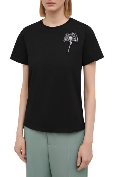 Хлопковая футболка REDVALENTINO, арт. VR0MG09V/5VU, фото 3