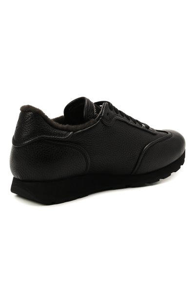 Кожаные кроссовки BRIONI, арт. QHI90L/09712, фото 4