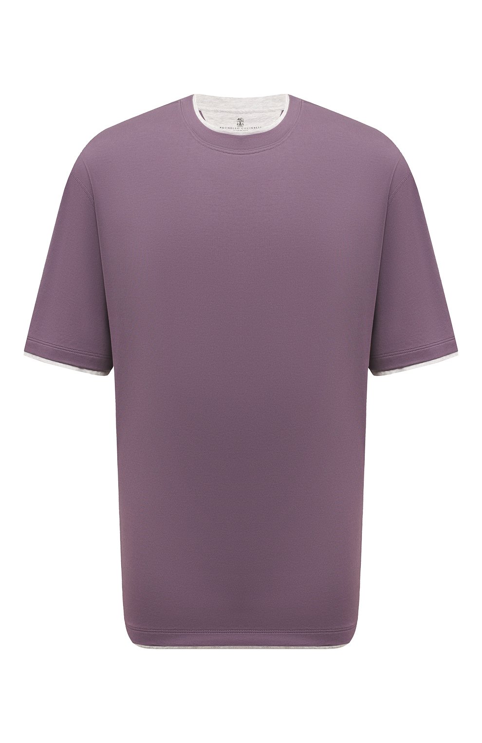 Хлопковая футболка BRUNELLO CUCINELLI, арт. M0B137427W, фото 1