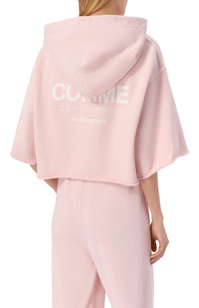 Хлопковое худи COMME DES FUCKDOWN, арт. CFABW01580, фото 4