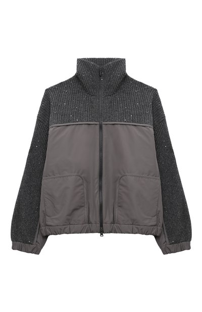 Кардиган из кашемира и шерсти BRUNELLO CUCINELLI, арт. BBMMBD023C