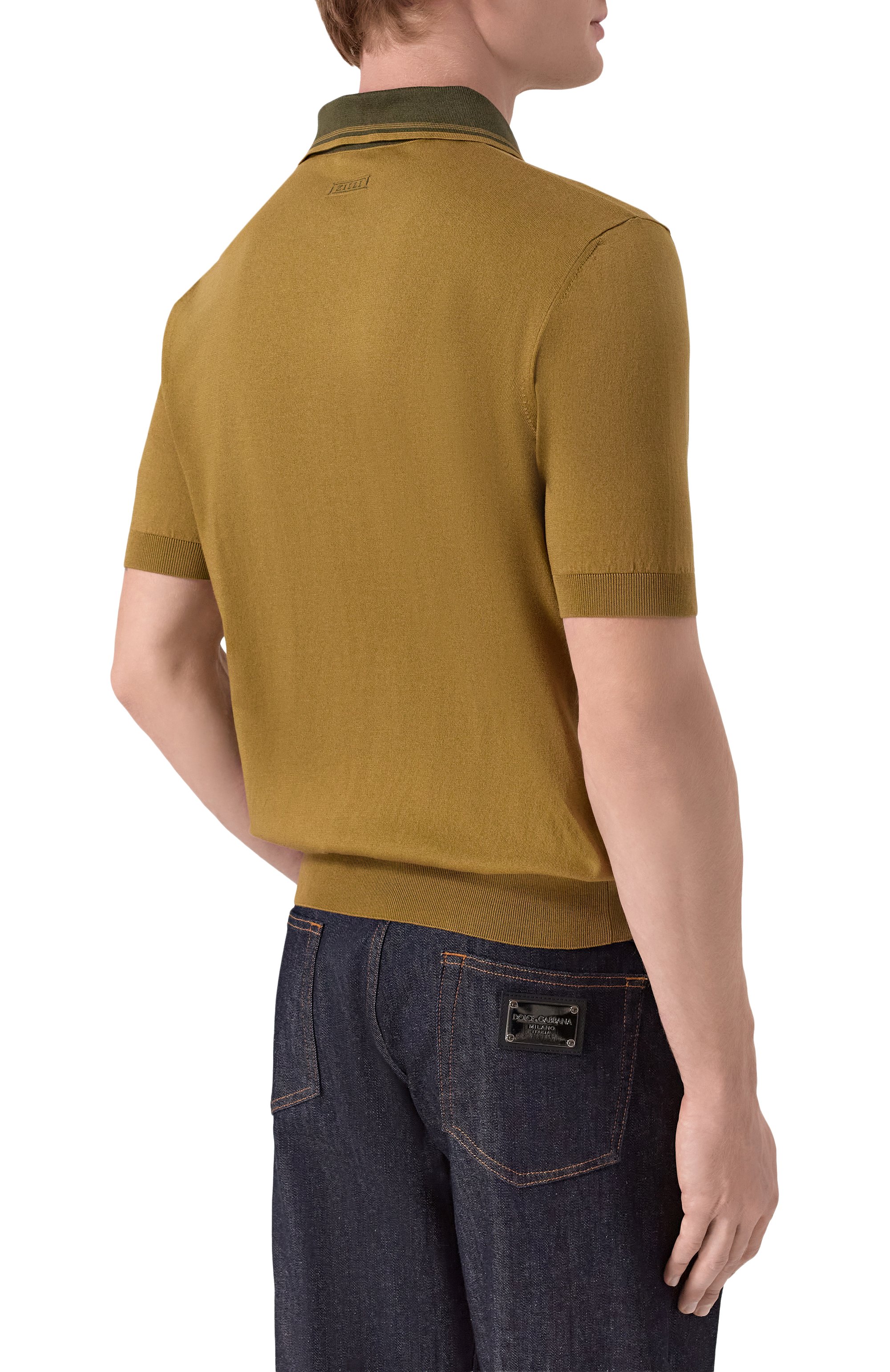 Поло из хлопка и шелка ZILLI, арт. KZP002M0142VUC000, фото 4