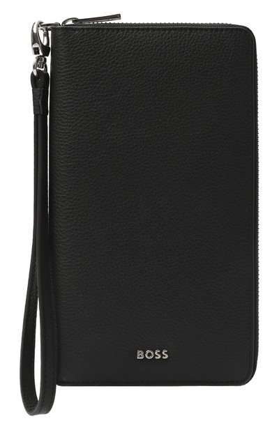 Кожаный футляр для документов BOSS черного цвета по цене 31400 руб., арт. HBMA00097M, фото 4 Кожаный футляр для документов BOSS, арт. HBMA00097M, фото 4