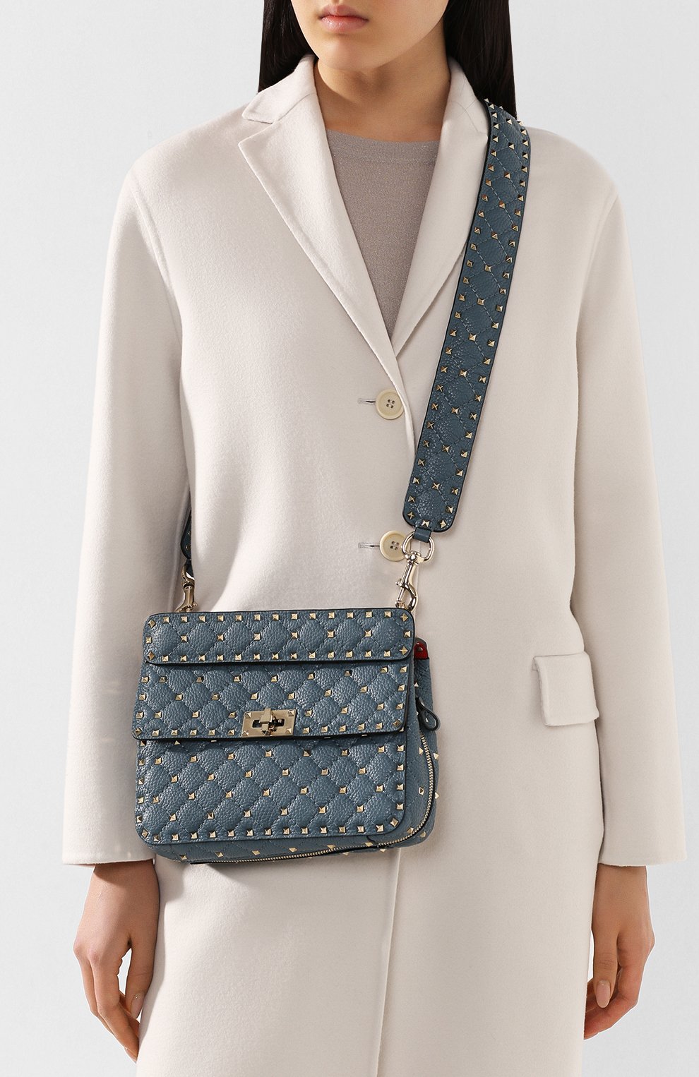 Сумка rockstud spike medium VALENTINO, арт. TW2B0E87/AVB, фото 5