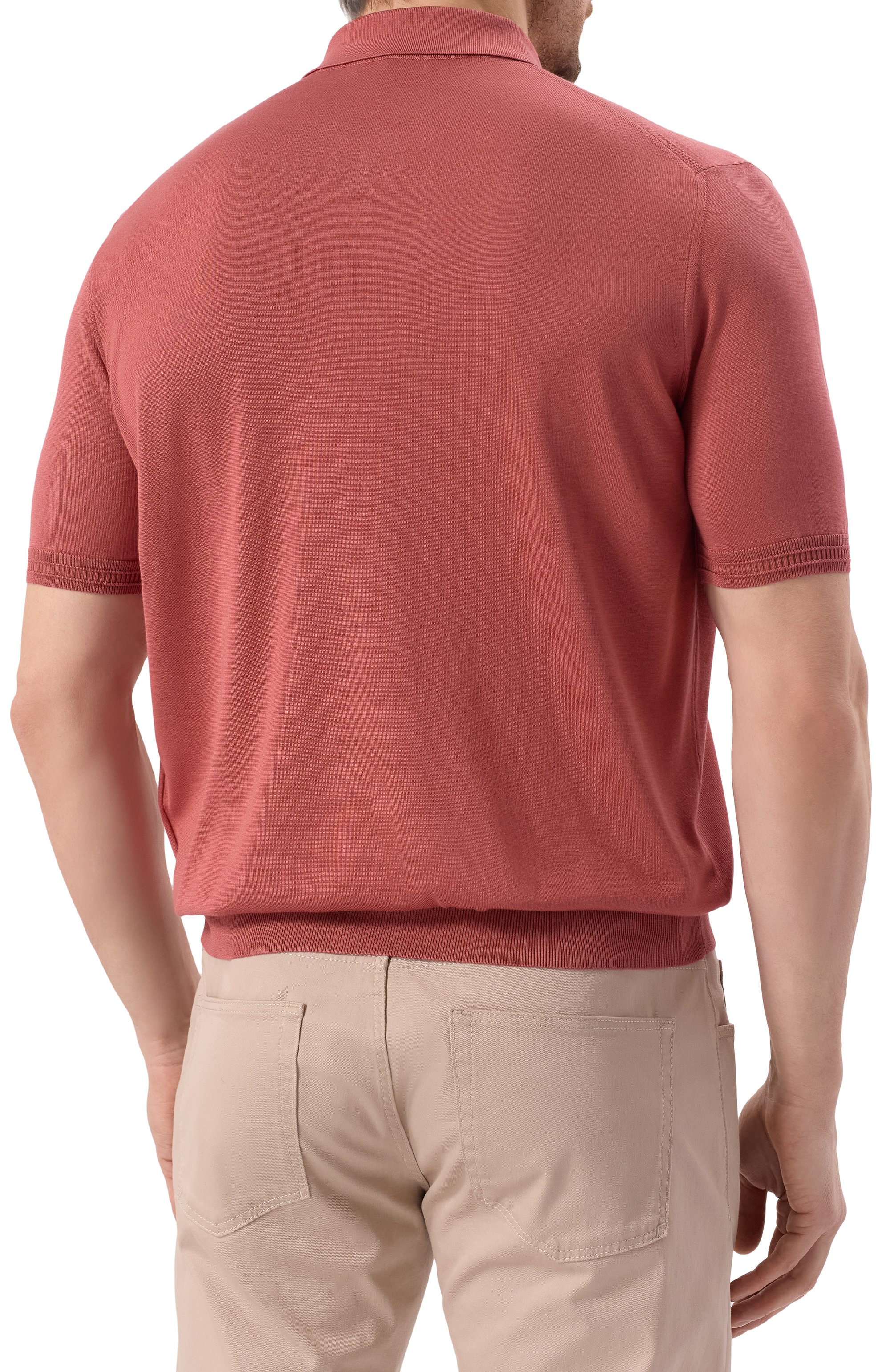 Шелковое поло STEFANO RICCI, арт. K616215P31/F25101, фото 4