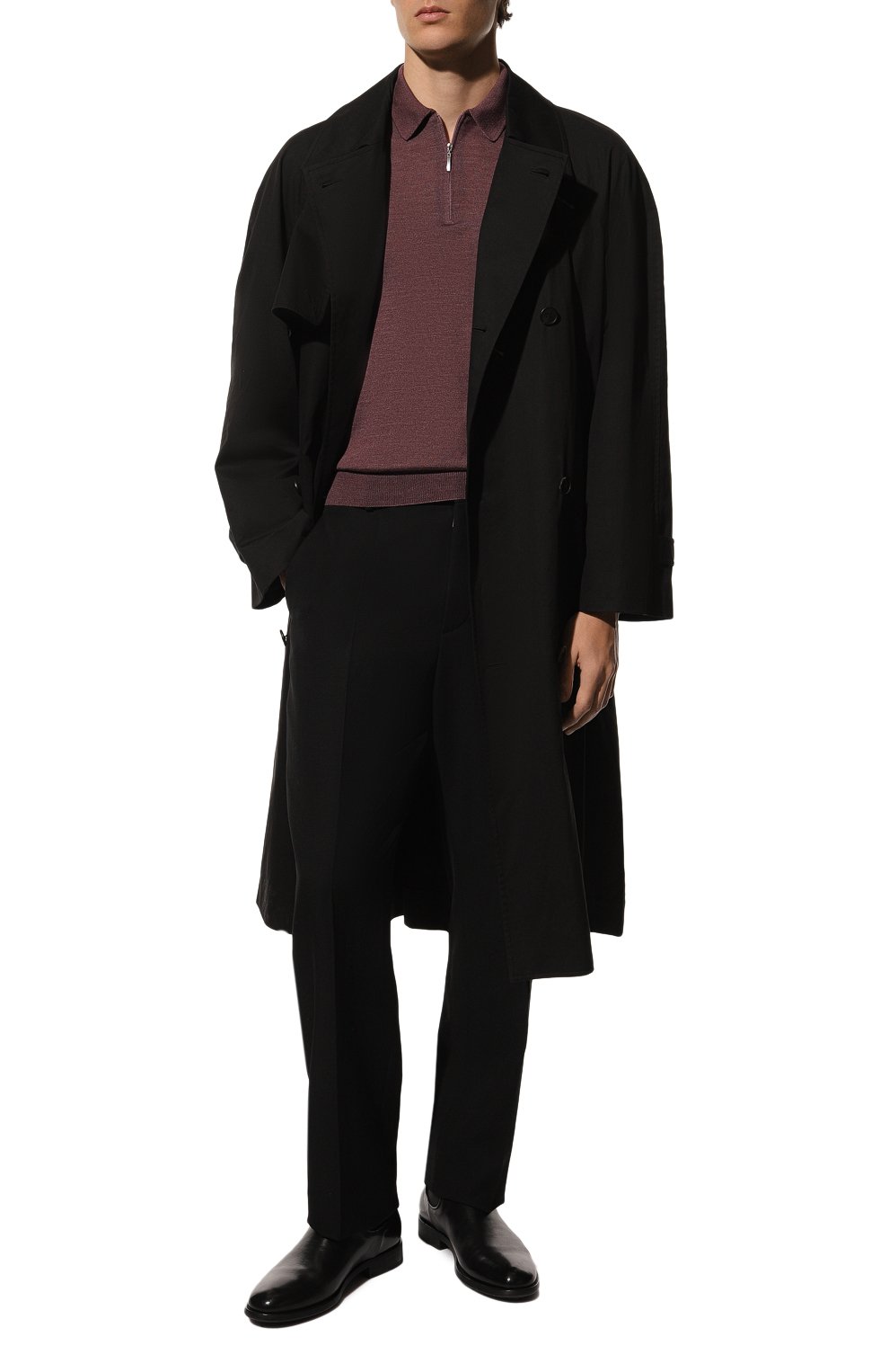 Поло из шерсти и шелка GRAN SASSO, арт. 57137/13190, фото 2