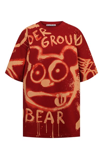 Хлопковая футболка ACNE STUDIOS, арт. AL0207, фото 1