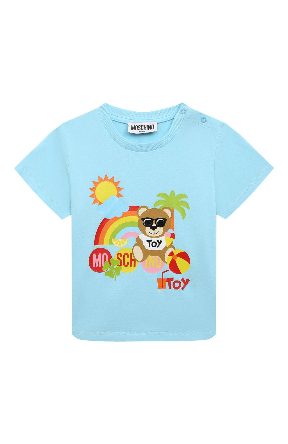 Хлопковая футболка MOSCHINO, арт. MMM031/LBA08, фото 1