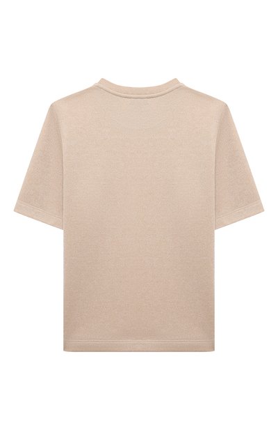Футболка из вискозы ELEVENTY светло-бежевого цвета по цене 13200 руб., арт. EV8A11/J0442/12-16, фото 2 Футболка из вискозы ELEVENTY, арт. EV8A11/J0442/12-16, фото 2