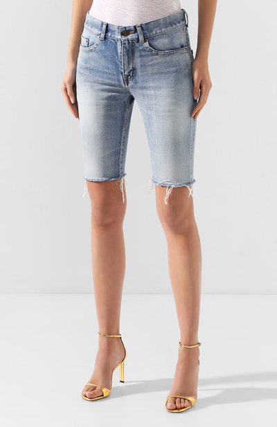 Джинсовые шорты SAINT LAURENT, арт. 621961/Y894R, фото 3