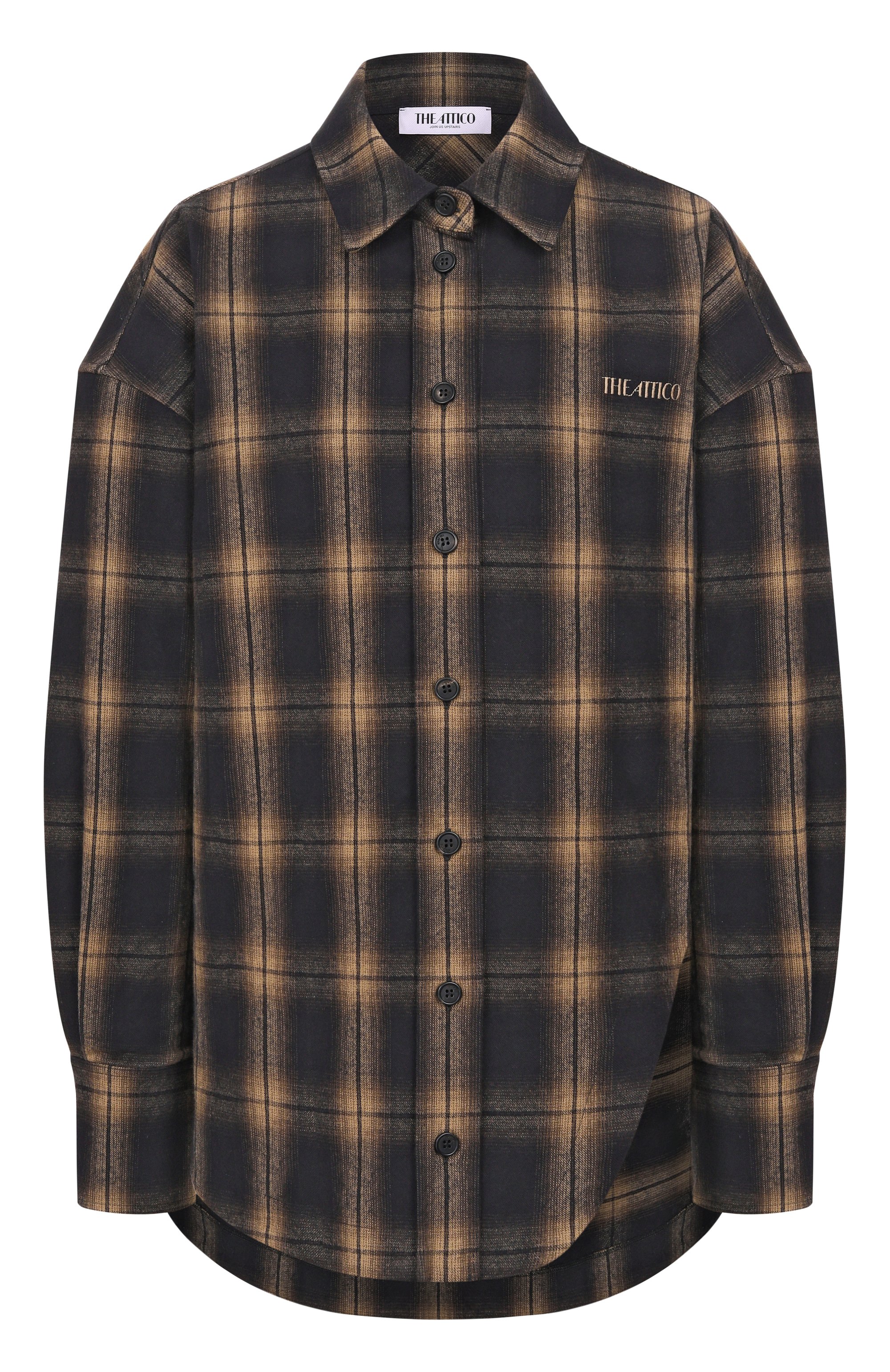 Хлопковая рубашка THE ATTICO, арт. 260WCH00004/CCC124AA, фото 1