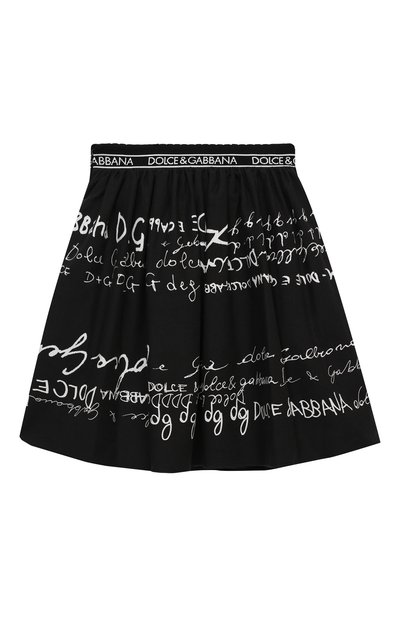 Хлопковая юбка DOLCE & GABBANA, арт. L53I31/G7XBY/8-14, фото 2