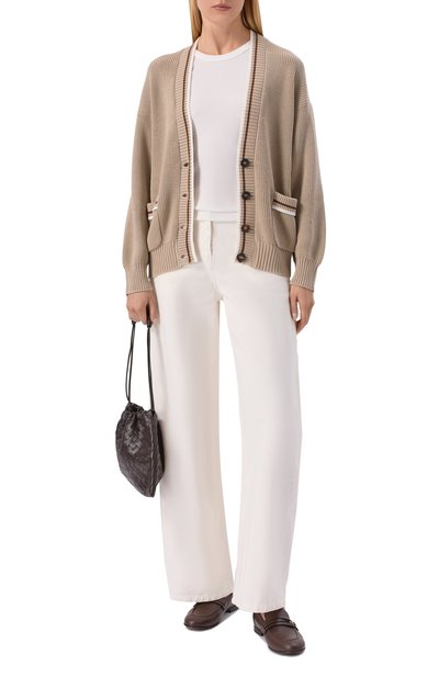 Кожаные лоферы BRUNELLO CUCINELLI, арт. MZSKC3258, фото 3