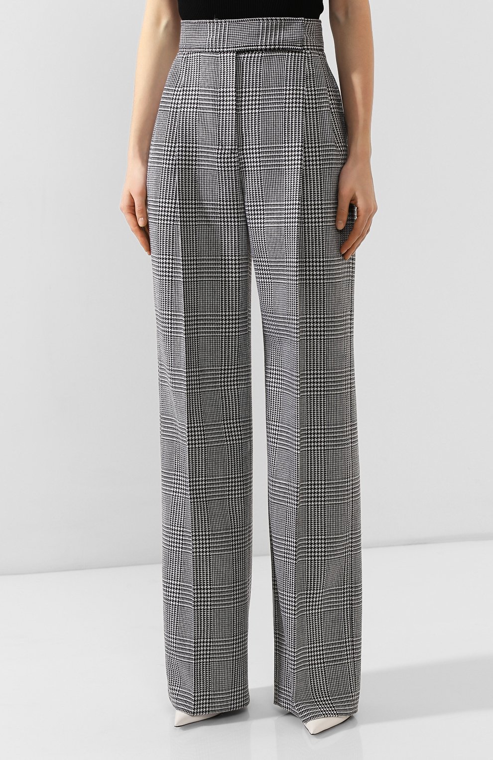 Шерстяные брюки ALEXANDER MCQUEEN, арт. 584794/QJAAH, фото 3