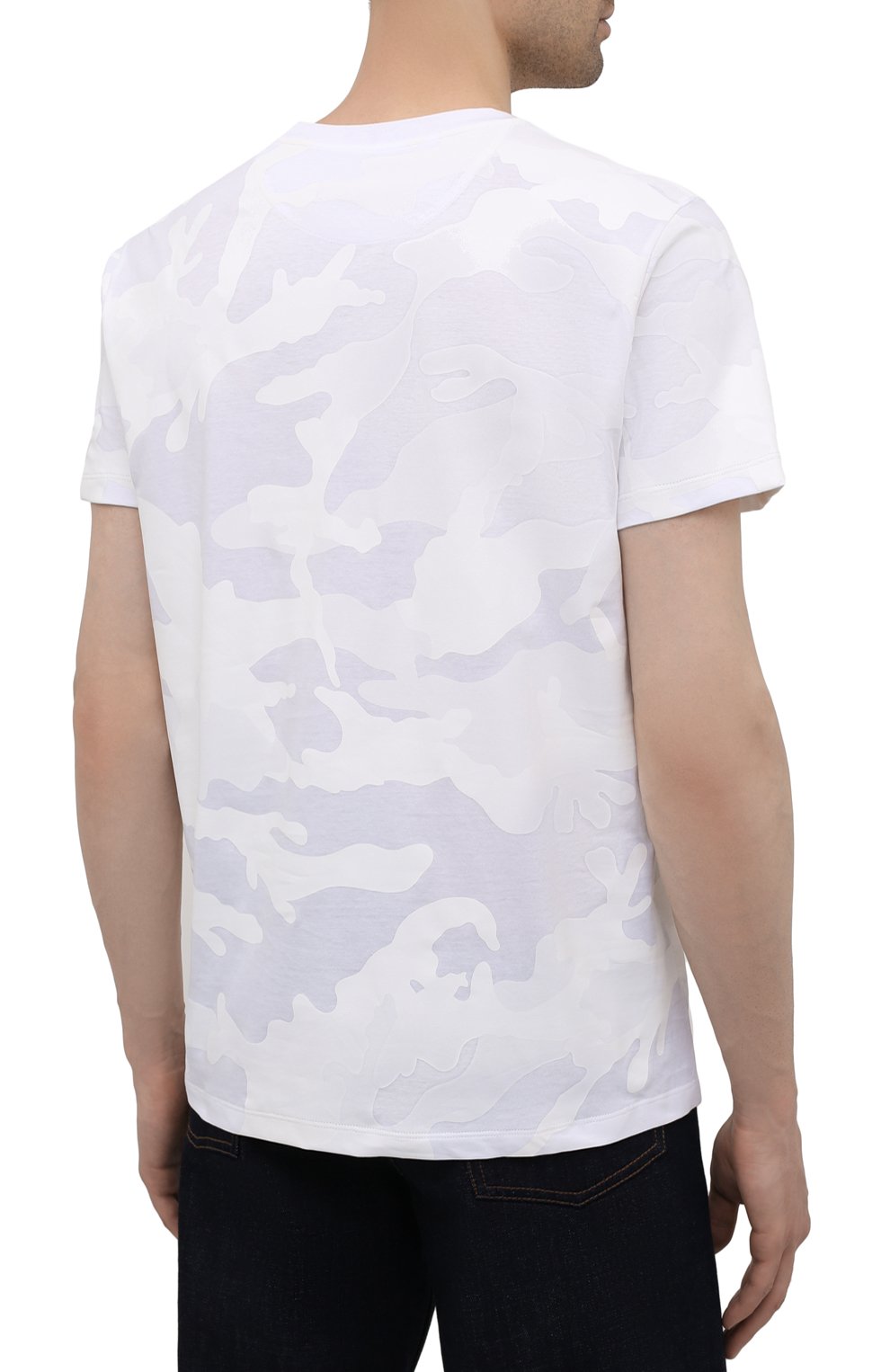 Хлопковая футболка VALENTINO, арт. WV3MG10V7NM, фото 4