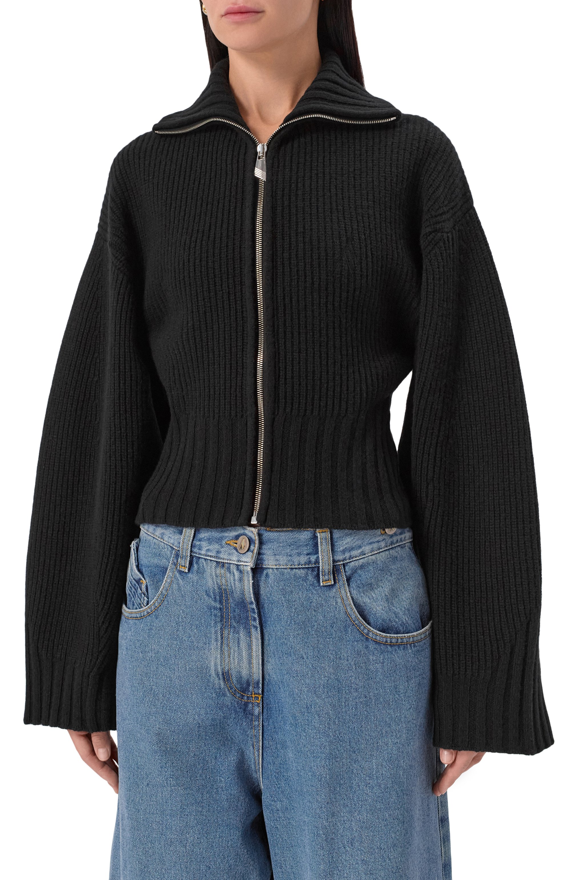 Кар�диган из шерсти и кашемира THE ATTICO, арт. 251WCD00009/KWS010AA, фото 3