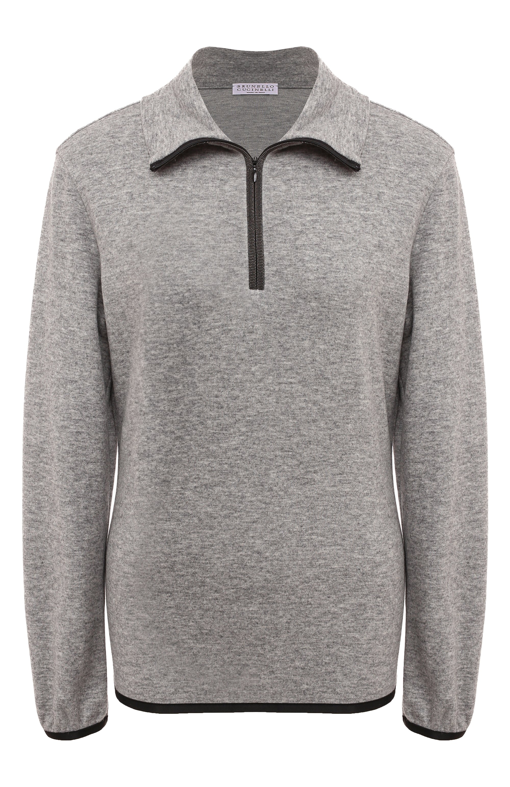Пуловер из кашемира и хлопка BRUNELLO CUCINELLI, арт. MM818DP404, фото 1