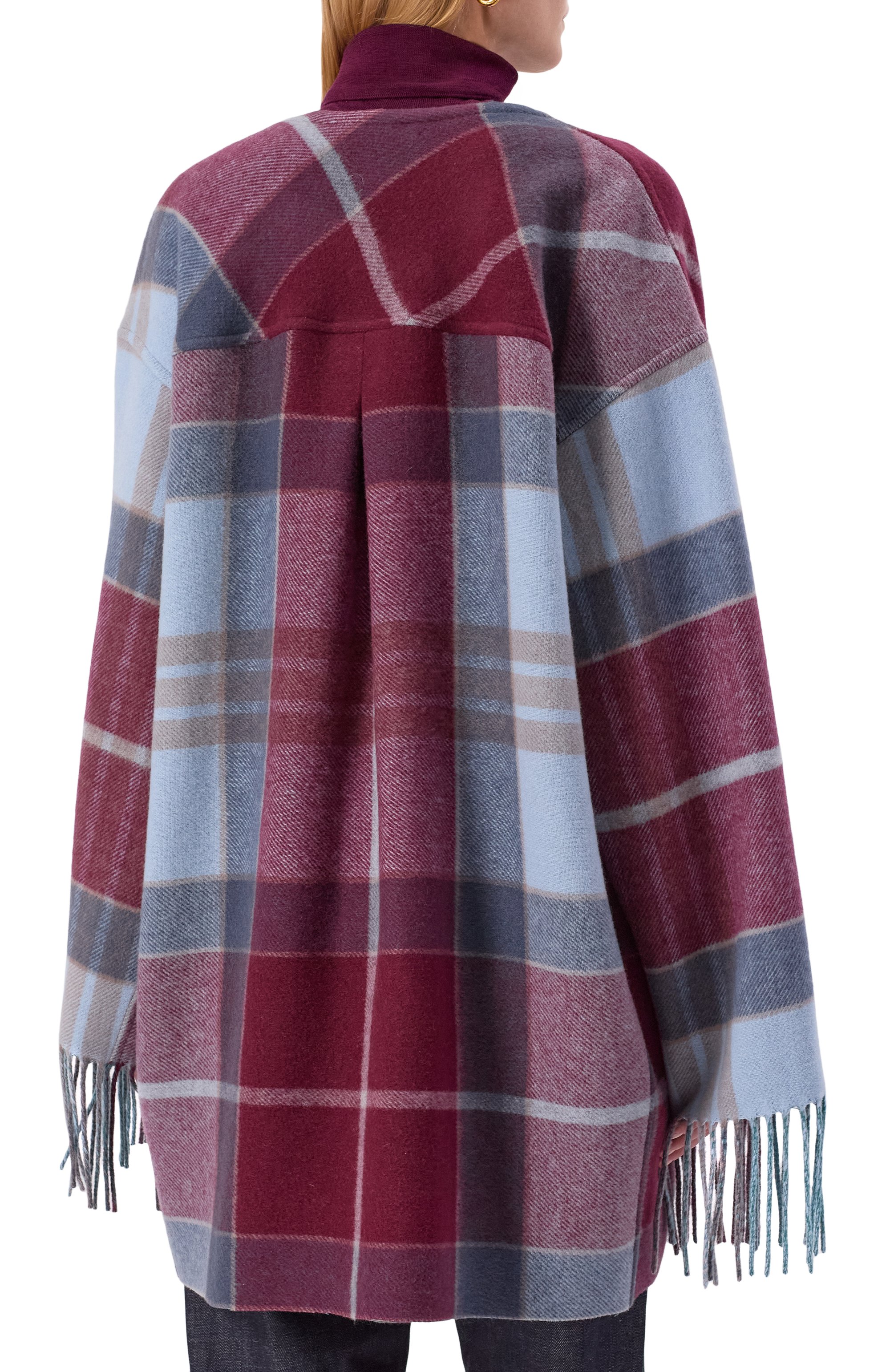 Кашемировое пончо COLOMBO, арт. S2105/5745-PL10, фото 4