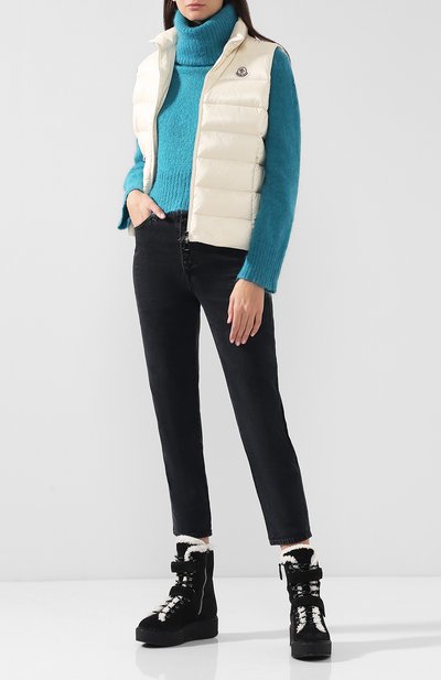 Стеганый жилет на молнии с воротником-стойкой MONCLER, арт. D2-093-48304-05-68950, фото 2