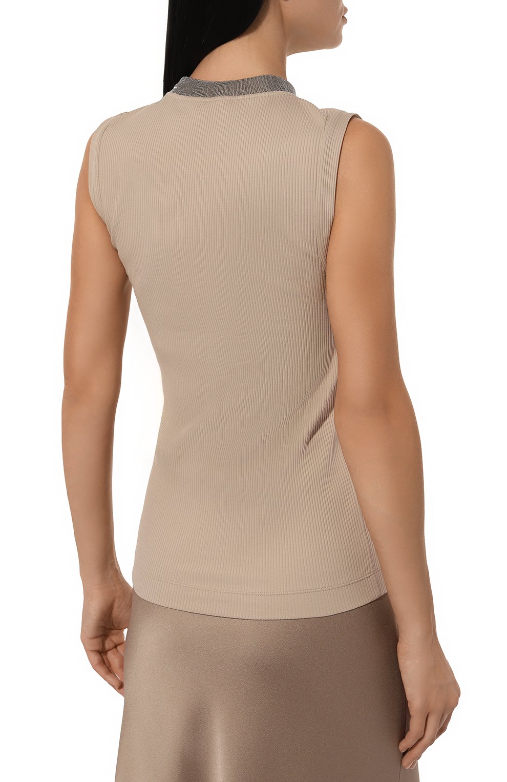 Хлопковый топ BRUNELLO CUCINELLI, арт. MP902HR330, фото 4