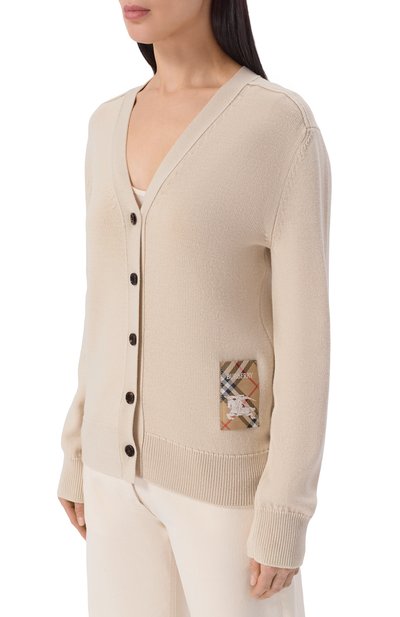 Шерстяной кардиган BURBERRY, арт. 8102690, фото 3