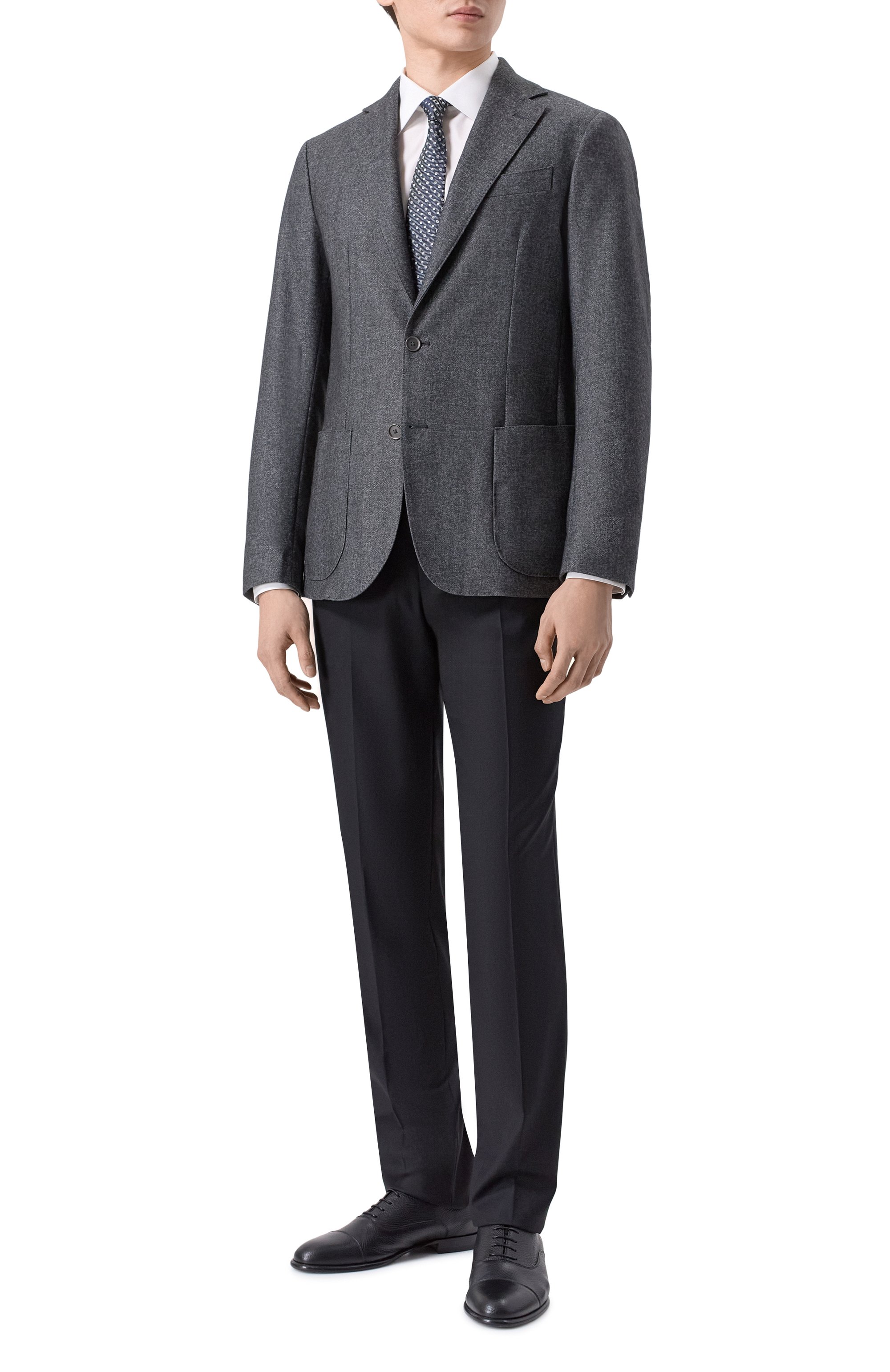 Кожаные оксфорды BARRETT черного цвета по цене 69950 руб., арт. 261U046.3/CERV0, фото 2 Кожаные оксфорды BARRETT, арт. 261U046.3/CERV0, фото 2