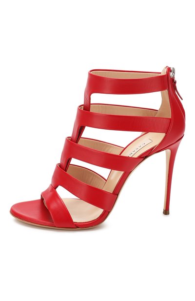 Кожаные босоножки CASADEI, арт. 1L456N1001DUSEE3708, фото 3