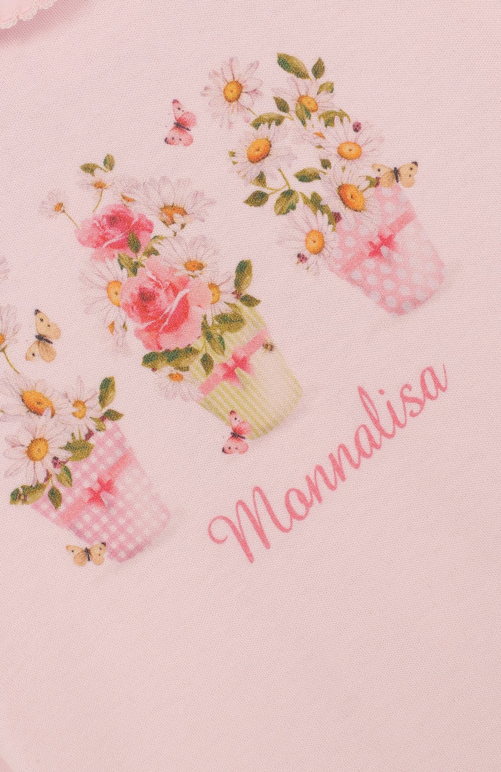 Хлопковый комбинезон с принтом MONNALISA, арт. 351210P3, фото 3