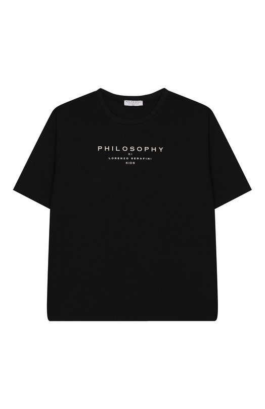Хлопковая футболка Philosophy di Lorenzo Serafini Kids