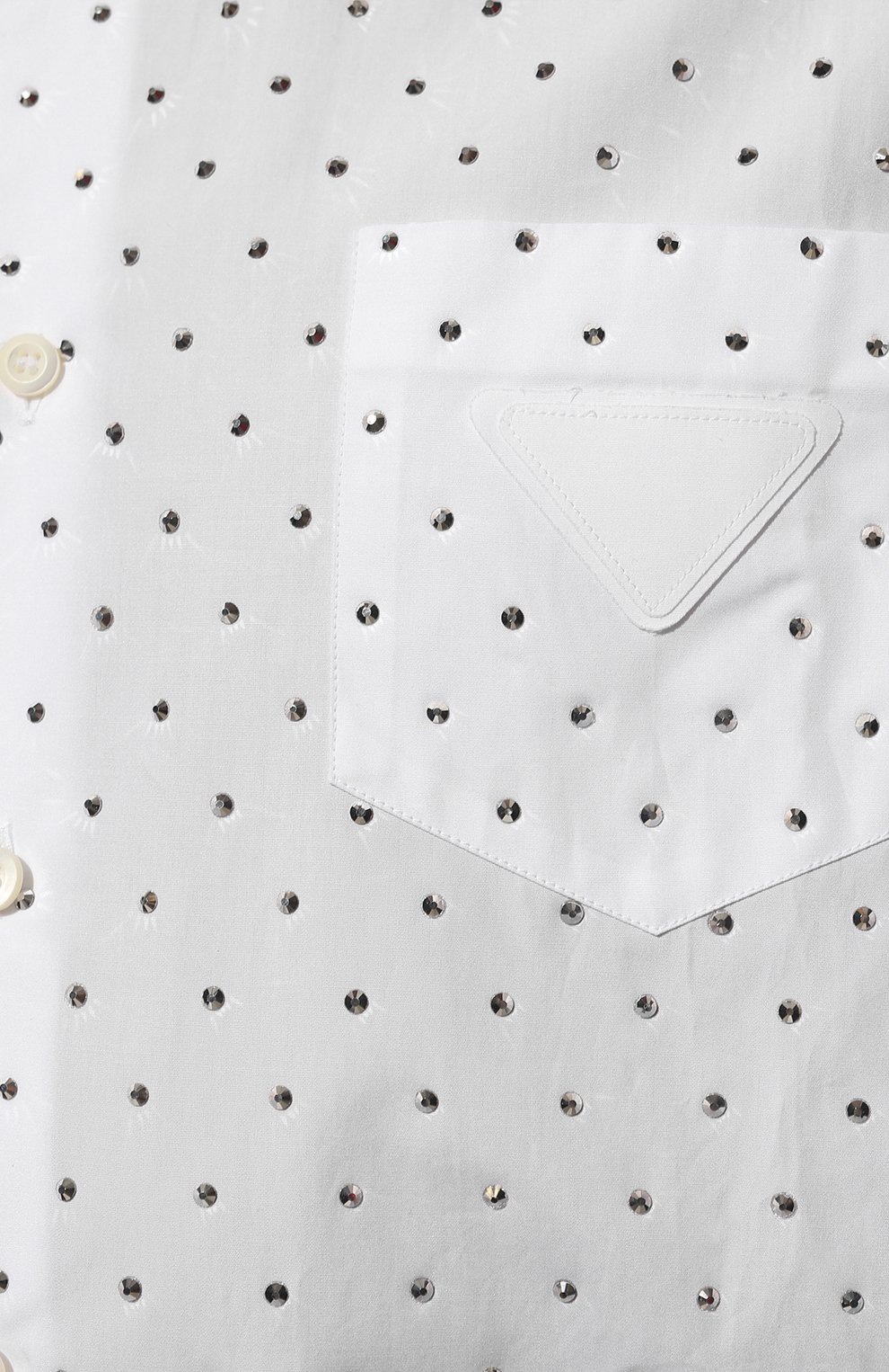 Хлопковая рубашка PRADA, арт. UCN419-1LZC-F0009-221, фото 5