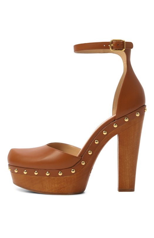 Кожаные туфли Lola Chloé CH26S17NVV Коричневый  CH26S17NVV Фото 4