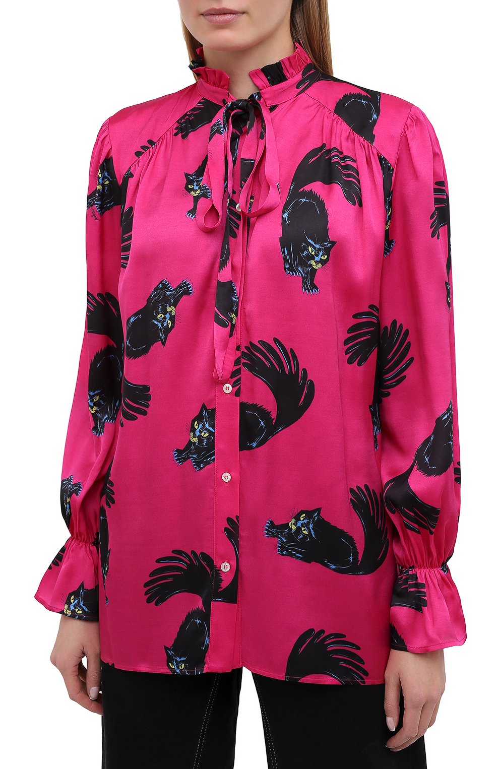 Блузка из вискозы MSGM, арт. 2942MDE129 207853, фото 3