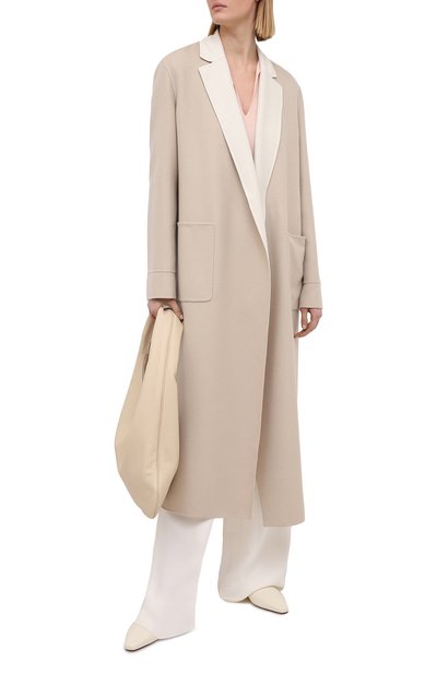 Кашемировое пальто LORO PIANA бежевого цвета по цене 687000 руб., арт. FAI5340, фото 2 Кашемировое пальто LORO PIANA, арт. FAI5340, фото 2