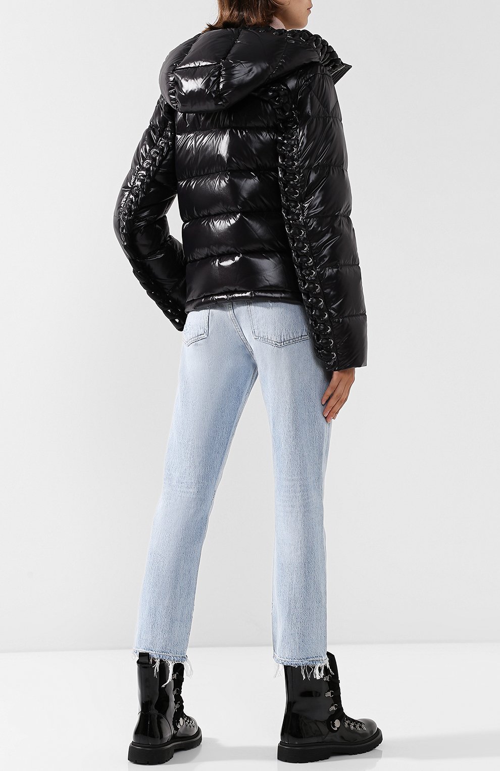 Стеганая куртка с капюшоном и воротником-стойкой MONCLER, арт. D2-09F-46301-00-68950, фото 2