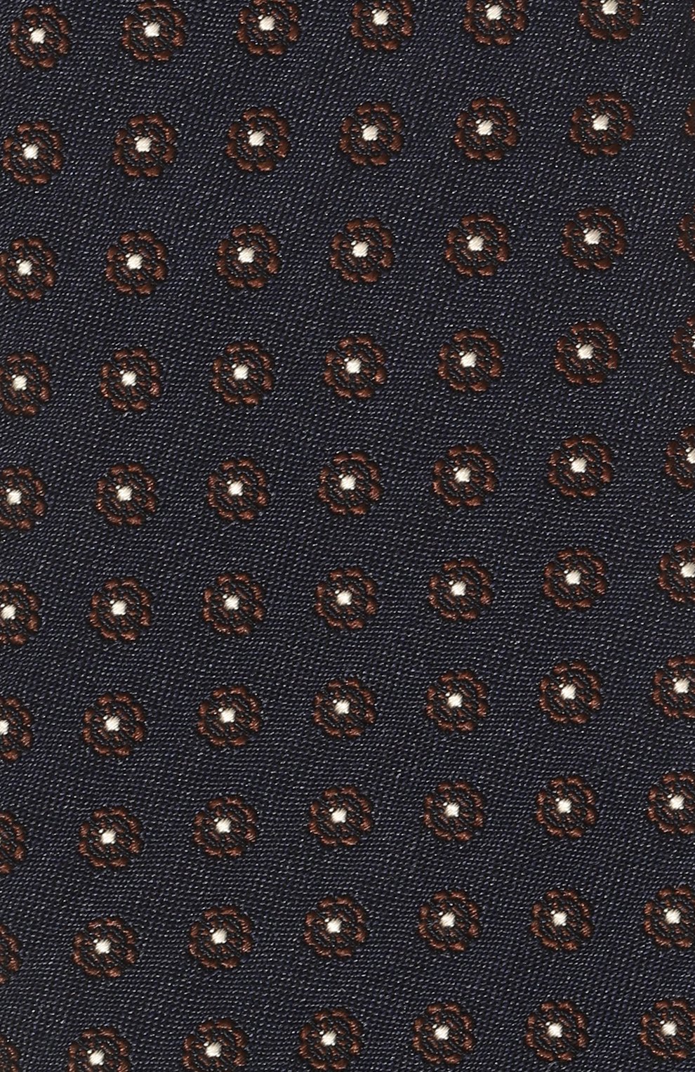 Галстук из шелка и хлопка CORNELIANI темно-синего цвета по цене 13900 руб., арт. 91U302-3120326, фото 4 Галстук из шелка и хлопка CORNELIANI, арт. 91U302-3120326, фото 4