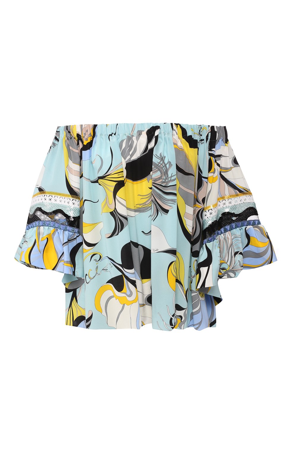 Шелковый топ EMILIO PUCCI, арт. 9ERM75/9E723, фото 1