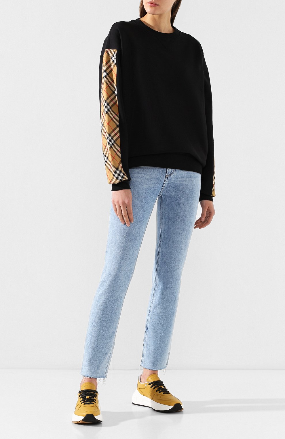 Хлопковый свитшот BURBERRY, арт. 8017611, фото 2